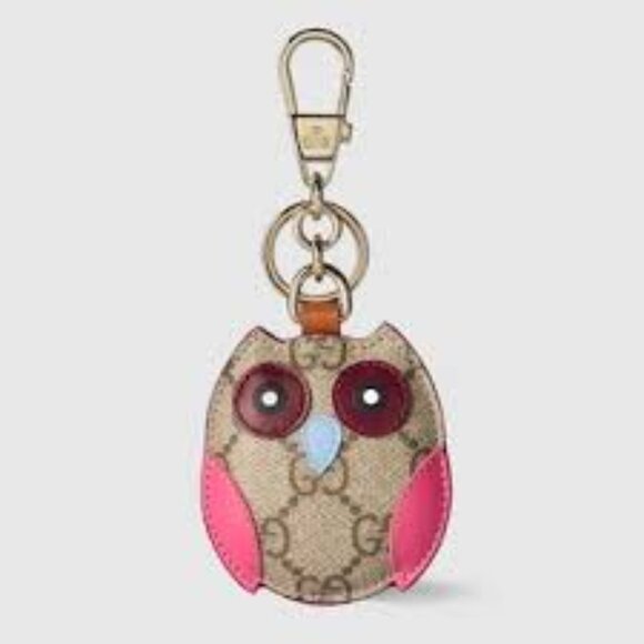 GUCCI Owl Shape Bag Charm Keychain Multicolor 821813 9AAGU 8075 - NWOT - Picture 8 of 9